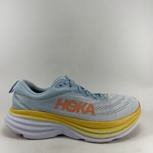 HOKA Bondi 8 Running Shoes Womens Size 9.5 B Summer Song / Country Air Cushioned